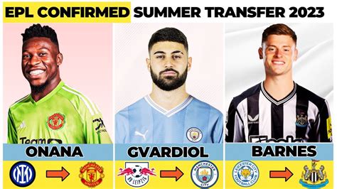 TOP EPL CONFIRMED TRANSFERS SUMMER TRANSFER WINDOW 2023 Ft Nkunku