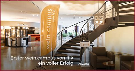 Erster Wein Campus Von Ff K Ein Voller Erfolg Wein Plus Wein Nachrichten