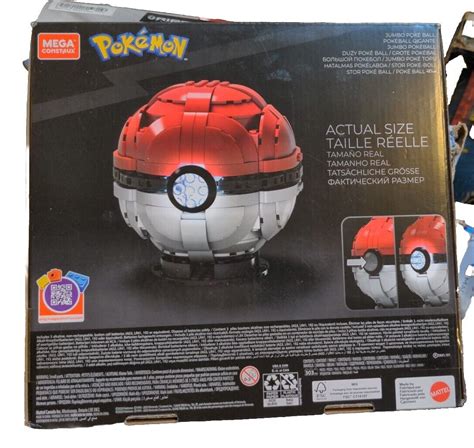 Pokemon MEGA Construx Jumbo Poke Ball Construction Building Set 303pcs