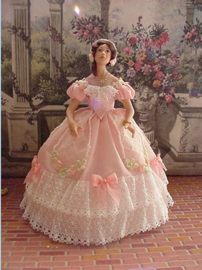 Charity Stacy Hofman Doll Doll Dress Miniature Dress Victorian Bride