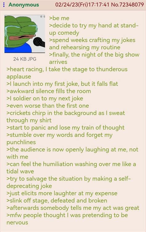 Anon Fucks Up Big Time R Greentext