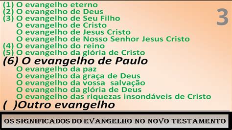 Pregação Evangelho AO VIVO OS SIGNIFICADOS DO EVANGELHO NO NOVO