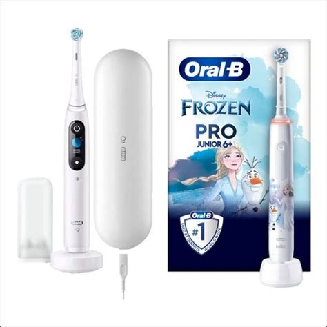 ORAL B IO 9 Biały Szczoteczka rotacyjna ORAL B Kids Pro Junior Kraina