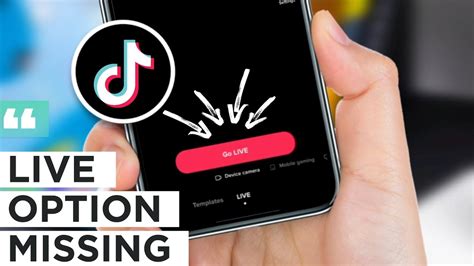 How To Fix Live Option Missing On Tiktok Tiktok Live Option Not