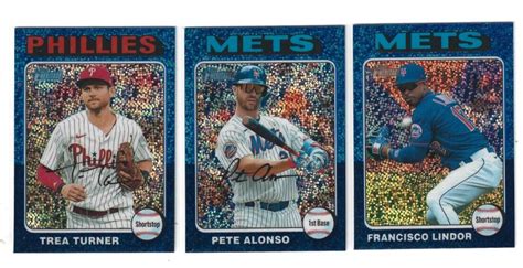 2024 PETE ALONSO Topps Heritage Blue Sparkle 410 EBay