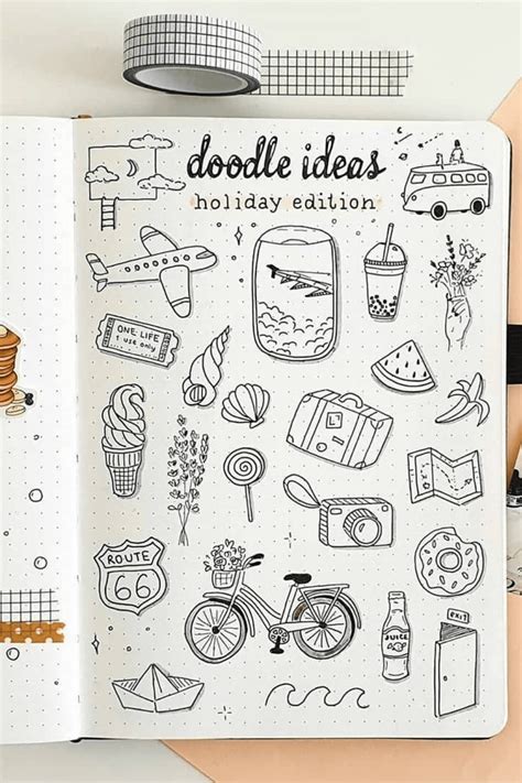 Summer Doodles Bullet Journal