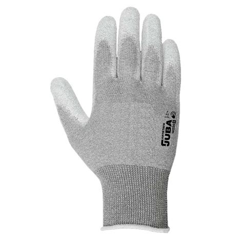 Guante Nylon Juba H141530 Sin Costuras Gris Blanco Talla 8 Precio