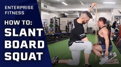 Slant Board Squat Enterprise Fitness Youtube