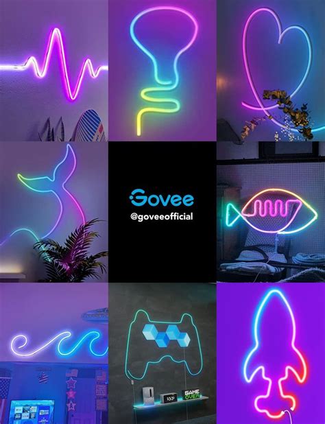 Govee Neon Rope Lights Rgbic Led Neon Lights With Music Sync