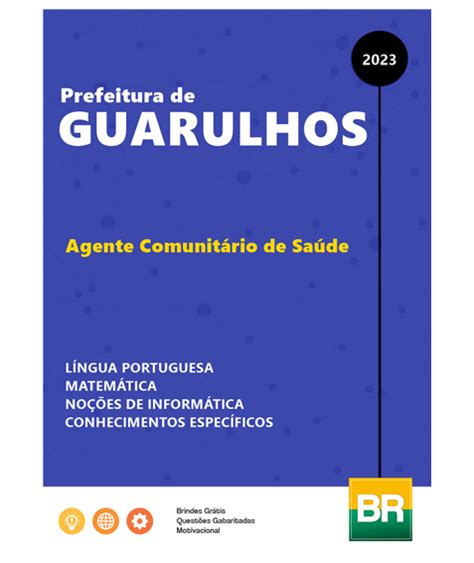 Apostila Guarulhos Agente Comunitário de Saúde 2023 Balcão de Concursos