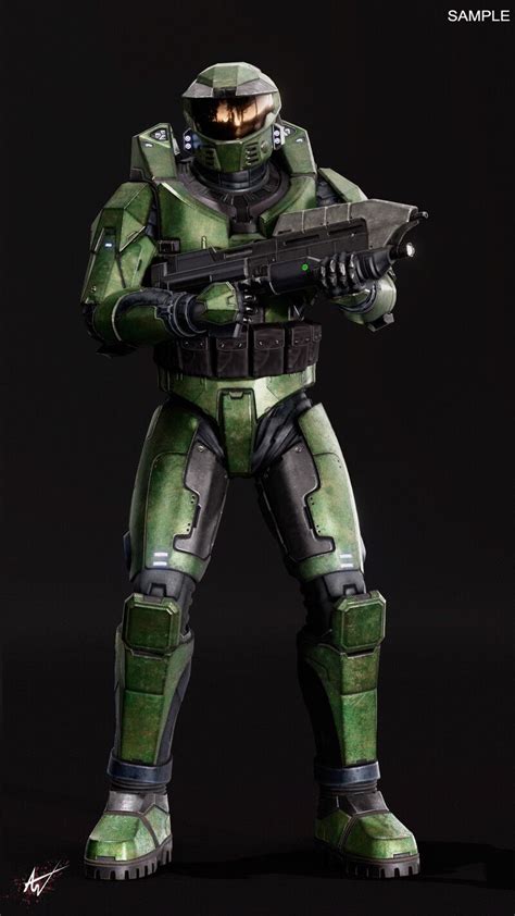 ArtStation - Halo Combat Evolved Master Chief (HD), Abimael Salazar ...