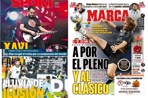 Las Portadas De Los Peri Dicos Deportivos Este Martes De Octubre