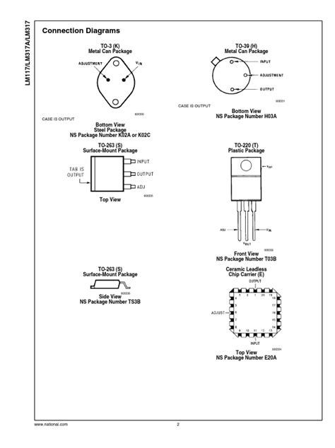 LM117 Datasheet PDF 3 Terminal Adjustable Regulator