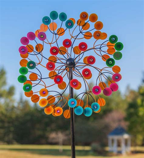 This Sparkling Bubbles Wind Spinner With Gems Is A Show Stopping Piece