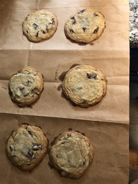 Second Attempt At Christina Tosi Style Chocolate Chip Cookies R