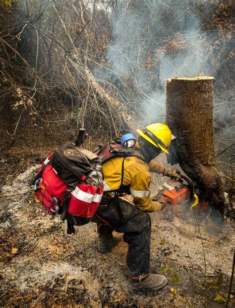 Brigadistas Del Splif El Bolsón Continúan Trabajando En El Combate De