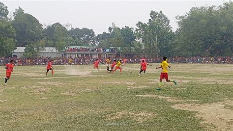 শ্রীবরদীতে বীর মুক্তিযোদ্ধা আজিজুর রহমান স্মৃতি ফুটবল টুর্ণামেন্টের