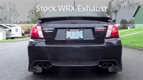 Wrx Nameless Performance Axleback Exhaust Muffler Delete Youtube