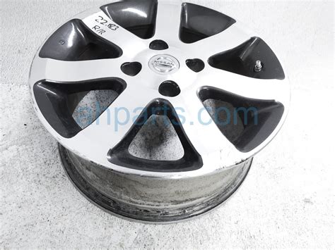 Nissan Sentra Rear Passenger Wheel Rim Curb Rashed Et A