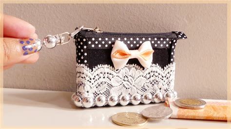 Diy Purse Cute Zipper Money Purse No Sew And Recycling Cardboard Boxes