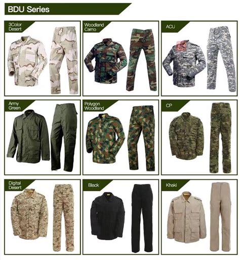 Bdu Us Army Military Battle Dress Uniform