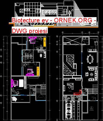 Biotecture Ev Dwg Projesi Autocad Projeler 5796 Hot Sex Picture