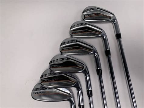 Cobra King F7 Iron Set 5 Pwgw No 8 Regular Steel Mens Rh Ebay