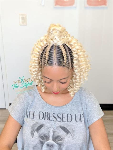 40 Stunning Stitch Braids Ponytail Cornrows Coils And Glory African