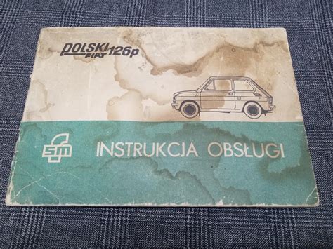 Polski Fiat P Instrukcja Obs Ugi Maluch S K Za