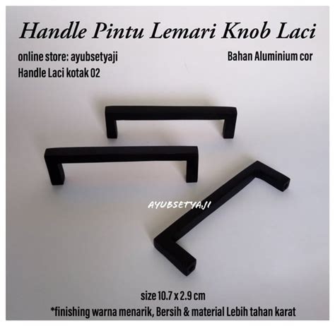 Jual Handle Kotak Knob Pintu Lemari Tarikan Laci Furniture Lemari