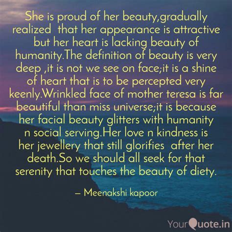 She Is Proud Of Her Beaut Quotes Writings By Meenakshi Kapoor