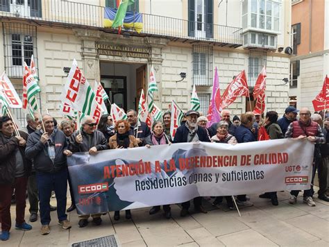 Ccoo Se Manifiesta Por Una Atenci N A La Dependencia De Calidad