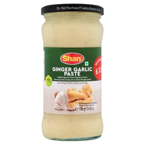 Shan Ginger Garlic Paste 700g Herbs Spices Seasonings Iceland Foods