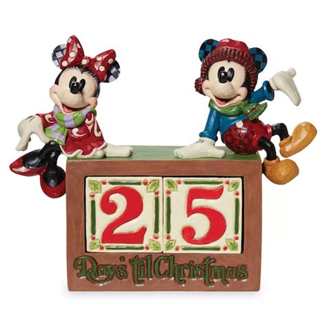 ShopDisney Adds Jim Shore Mickey Minnie Christmas Countdown Calendar