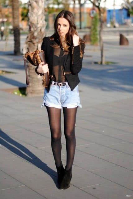 Meia Calça Com Short - Short com Meia Calça: Ideias Para Usar e Looks Incríveis! – Rafaela ...