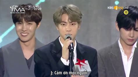 Vietsub Bts The Fact Music Daesang Acceptance Speech