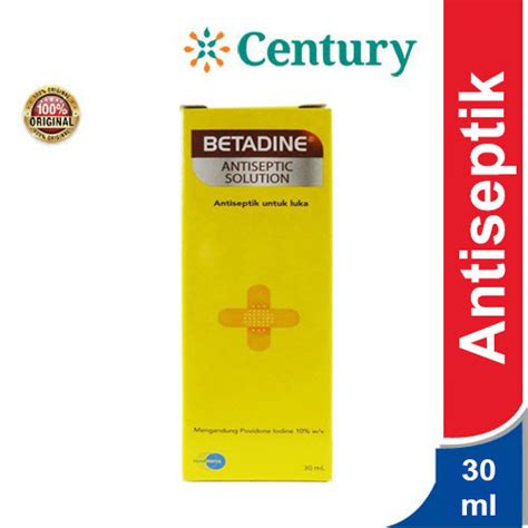 Promo Betadine Solution 30ml Obat Luka Antiseptik Infeksi Kulit