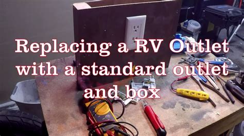 Replacing An Outlet In An Rv