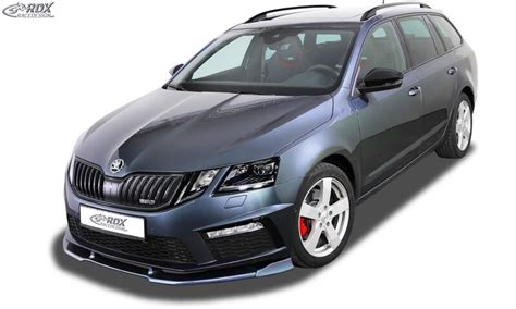 Front Spoilers Rdx Front Spoiler Vario X For Skoda Octavia E Rs