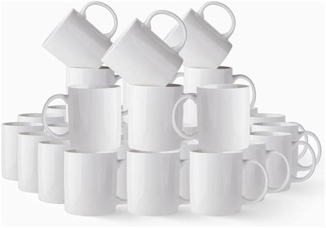 Amorarc 12oz Off White Coffee Mugs Ceramic Coffee Mugs With Large Handle For Man