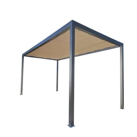 Pergola Aluminium Bâche Micro Perforée Le Conifer