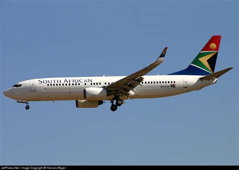 ZS SJH Boeing 737 8BG South African Airways Hannes Meyer JetPhotos