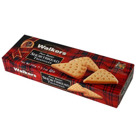 Walkers Shortbread Triangles 5 3oz 150g Box