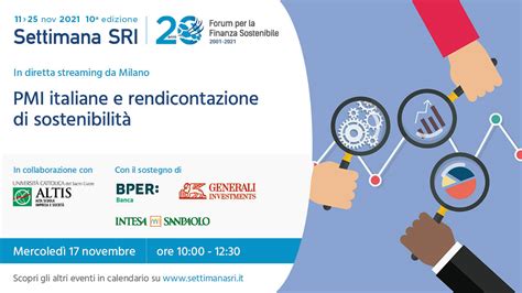 Forum Per La Finanza Sostenibile On Twitter 🔵 Settimanasri 2021 📆 1711 ⏰1100 1230