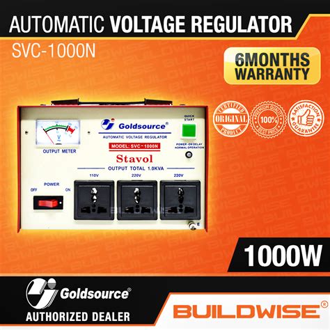 Goldsource Avr Power Supply Watts Automatic Voltage Regulator Svc