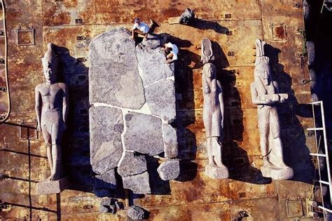 The Lost City Of Heracleion Discovered Deep Underwater After Years