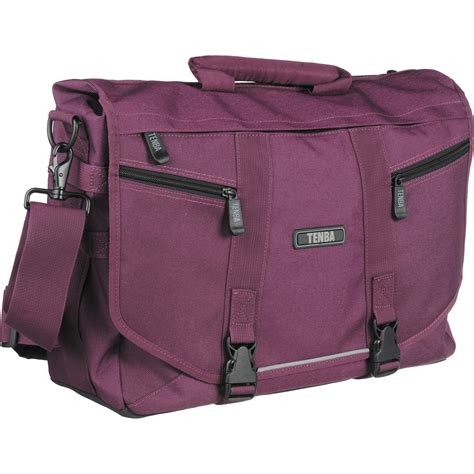 Tenba Messenger: Large Photo/Laptop Bag (Plum) 638-236 B&H Photo