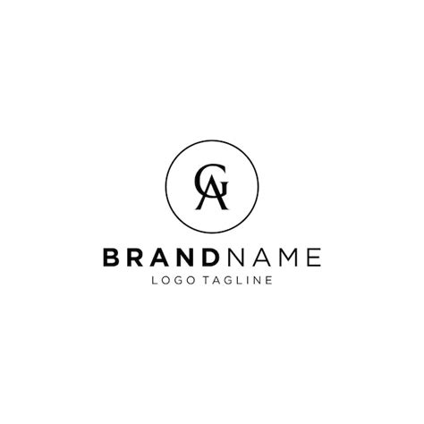 Premium Vector Vector Initial Letter Ga Luxury Logo Design Vector