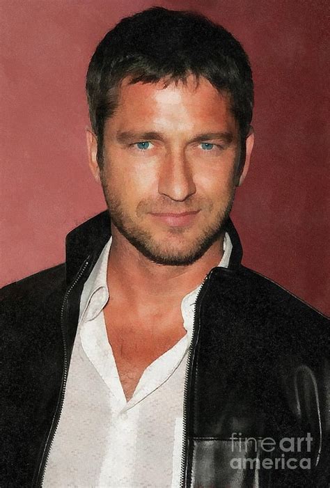 Gerard Butler Digital Art By Jerzy Czyz Fine Art America