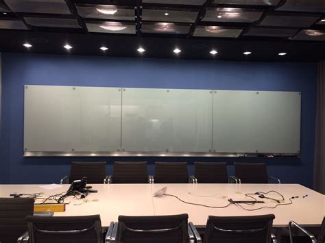 Beautifully Innovative Krystal Glass White Boards In Corporate Conference Room Glass White